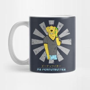 Mr Peanutbutter Retro Japanese BoJack Horseman Mug